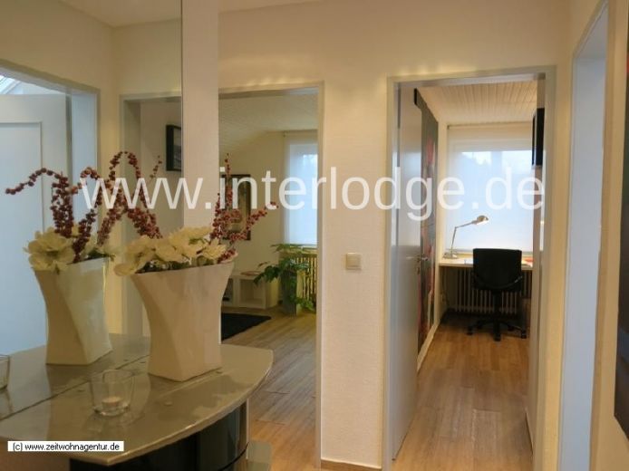 INTERLODGE Leverkusen: Komplett ausgestattete und vollständig möblierte, helle Wohnung.