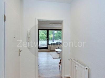 Schickes Studio-Apartment in ruhiger Grünlage mit sehr guter Anbindung, Wlan aktiv, zwei Balkone