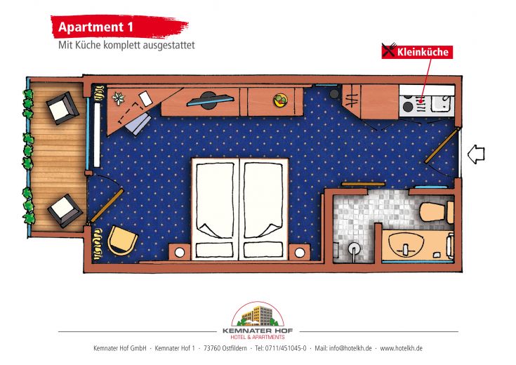 Bis zu 40 m&ouml;blierte Apartments!