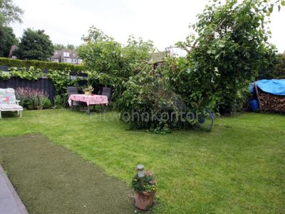 Große verglaste Terrasse, Kaminofen,  Garten, hochwertig u. schick möbl., ruhig und grün, gut angebunden.
