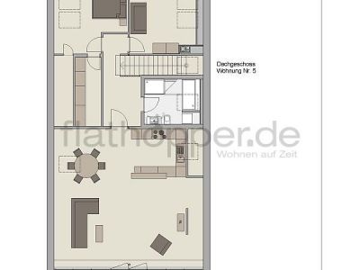 Exklusive, lichtdurchflutete 3,5-Zimmer-Dachgeschoss-Wohnung mit Dachterrasse Stuttgart-Plieningen