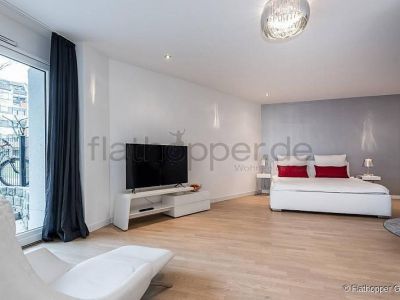 Moderne, offen gestaltete 2-Zimmer-Wohnung mit Terrasse - München-Bogenhausen