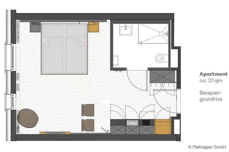 Hochwertige Serviced Designapartments im Neubau- Hotelkomplex bei Rosenheim