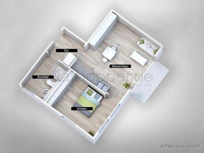 Gemütliche 2-Zimmer-Wohnung mit Balkon in Bad Aibling