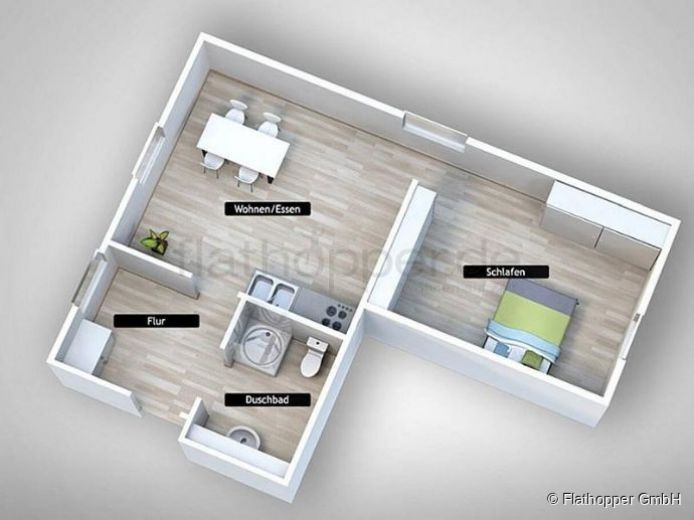Sch&ouml;ne Giebelwohnung in zentraler Lage in Bad Aibling - Landkreis Rosenheim