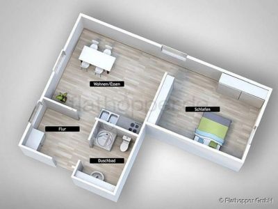 Sch&ouml;ne Giebelwohnung in zentraler Lage in Bad Aibling - Landkreis Rosenheim