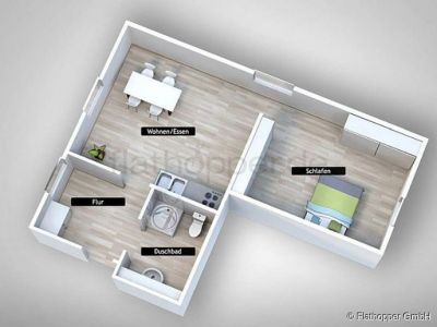 Sch&ouml;ne Giebelwohnung in zentraler Lage in Bad Aibling - Landkreis Rosenheim