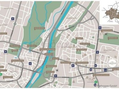 Traumhafte, m&ouml;blierte Neubauwohnung mit Loggia - M&uuml;nchen Bogenhausen