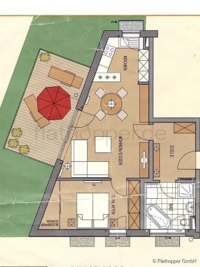 Top Gartenwohnung mit zentraler Lage in Rosenheim