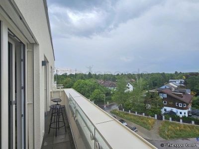 Neubau Dachgeschosswohnung mit Blick in den Truderinger Wald - M&uuml;nchen Perlach