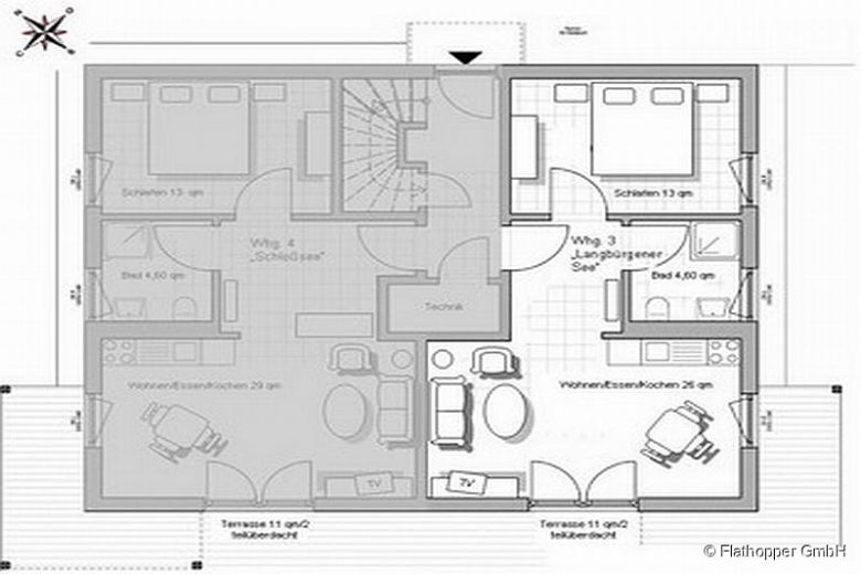 Idyllisch gelegene 2-Zimmer Wohnung mit Terrasse und Garten sowie Parkplatz in Bad Endorf - Landkreis Rosenheim