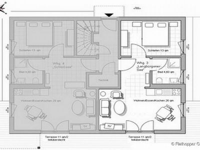 Idyllisch gelegene 2-Zimmer Wohnung mit Terrasse und Garten sowie Parkplatz in Bad Endorf - Landkreis Rosenheim