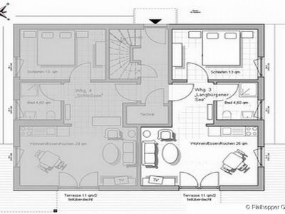 Idyllisch gelegene 2-Zimmer Wohnung mit Terrasse und Garten sowie Parkplatz in Bad Endorf - Landkreis Rosenheim