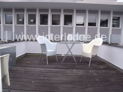 INTERLODGE Köln: Schicke, komplett möblierte Designerwohnung in Altstadt-Süd - mit Terrasse