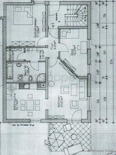 Großzügige 3-Zimmer-Wohnung in Obing mit Südterrasse