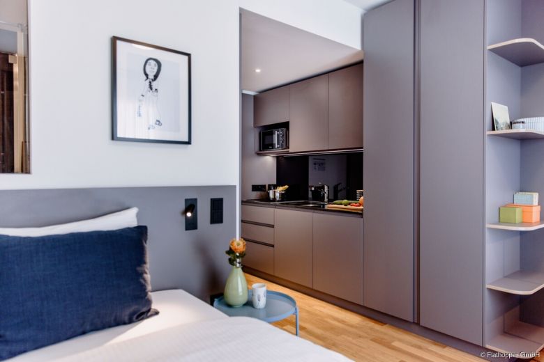 M&ouml;bliertes Apartment in Moosach