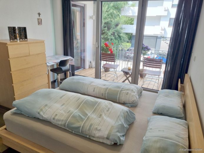 Möblierte 2-Zimmer-Wohnung mit Balkon in Rosenheim