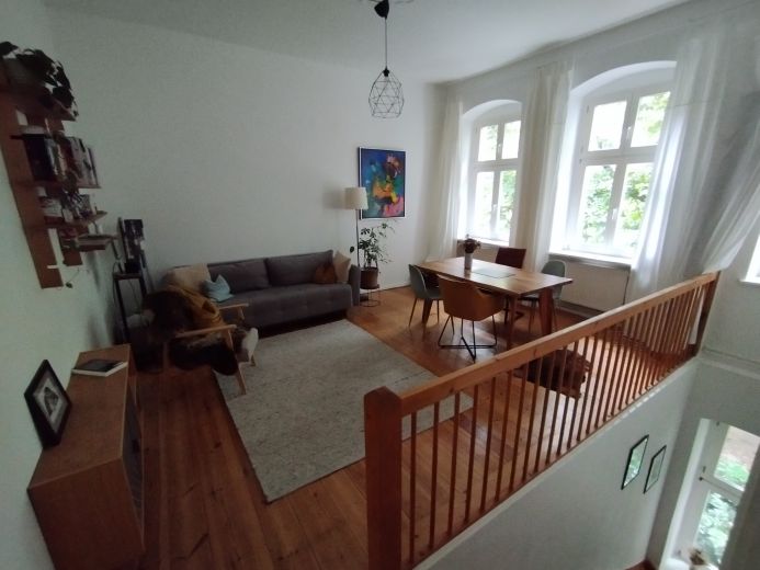 Gemütliche 2-Zimmer-Maisonette mit Studio in Friedrichshain – möbliert, alles inklusive (6 Monate)