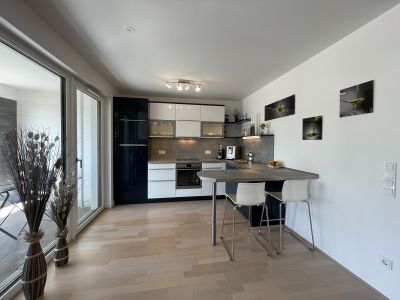 Möblierte, modern eingerichtete und komfortabel ausgestattete Wohnung direkt am Park