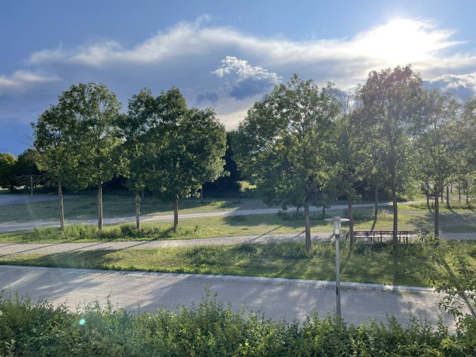 Möblierte, modern eingerichtete und komfortabel ausgestattete Wohnung direkt am Park