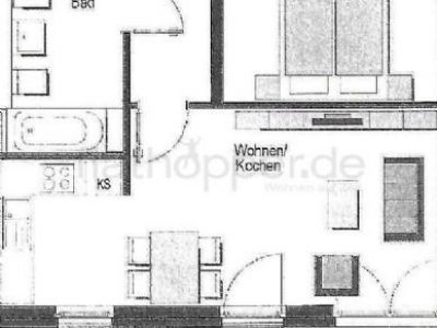 Helle 2-Zimmer-Wohnung in Schwabing mit Balkon