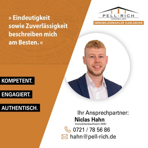 ERHOLUNG: Renovierte und vollmöblierte Mietwohnung inkl. Stellplatz in Top-Lage von Karlsruhe