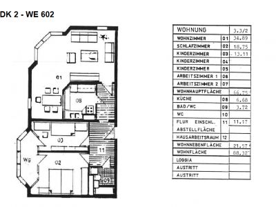 Grundriss Wohnung