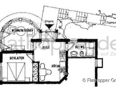 Gem&uuml;tliche 2 Zimmer Wohnung mit Terrasse und Parkplatz in Bad Urach