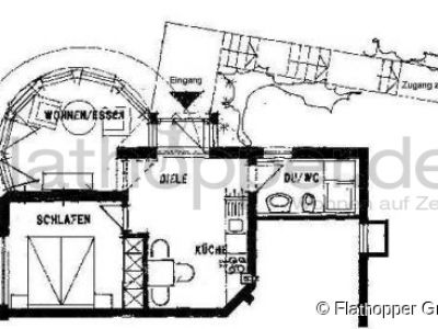 Gem&uuml;tliche 2 Zimmer Wohnung mit Terrasse und Parkplatz in Bad Urach