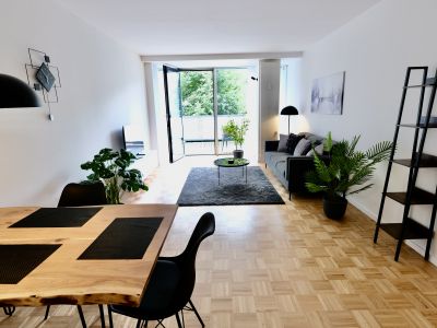 * Tolles vollmöbliertes Loft Apartment mit Sonnenbalkon in Stuttgart-Süd *