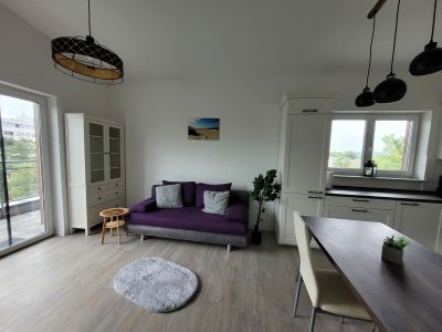 Modern möblierte 2-Zimmer-Penthouse-Wohnung mit Balkon in ruhiger, zentraler Lage Bonn-Auerberg