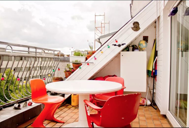 ab Nov. 2025  Helles 80qm-Appartment, Dachterasse Berlin Neukölln für 4-6 Monate