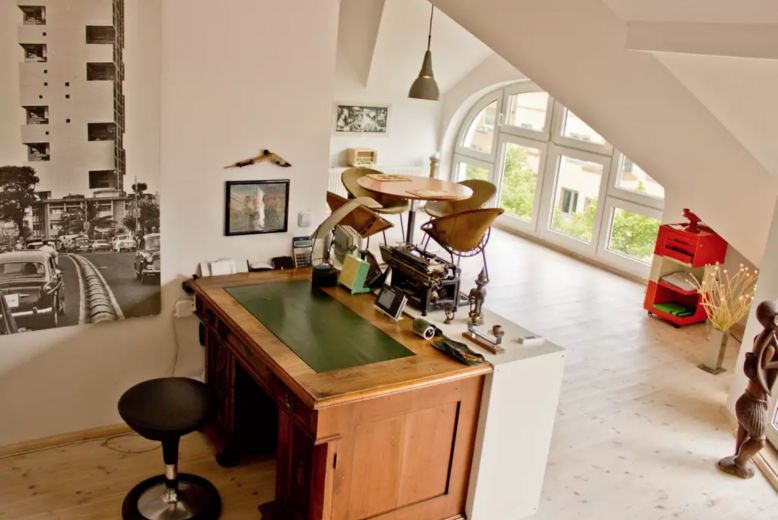 ab Nov. 2025  Helles 80qm-Appartment, Dachterasse Berlin Neukölln für 4-6 Monate