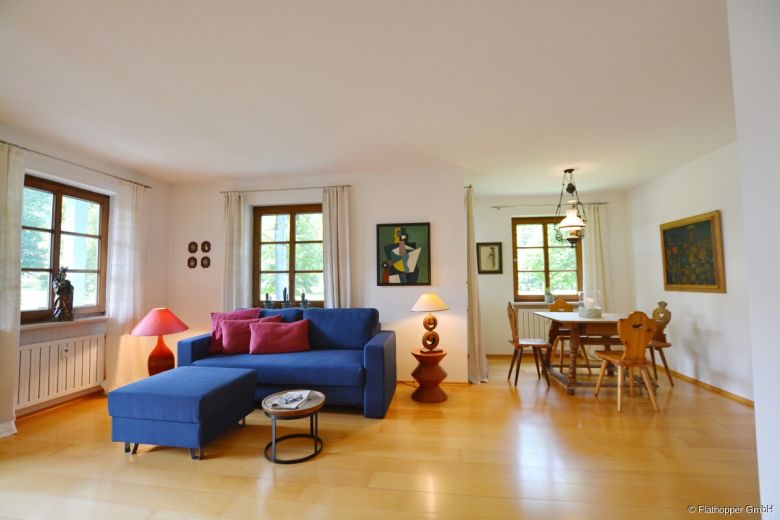 M&ouml;blierte 3-Zimmer-Wohnung mit Balkon in Aschau im Chiemgau