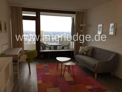 INTELODGE M&ouml;bliertes App. mit Balkon in der Maritim (PLAZA) Residenz in Gelsenkirchen - 18. Etage