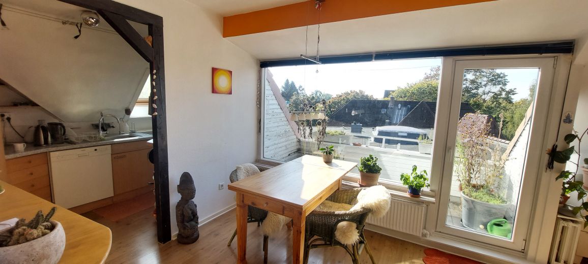 Dachwohnung mit Loggia zur Zwischenmiete 01.01.-09.02.26 (40 Tage) in Ohlsdorf/Fuhlsbüttel