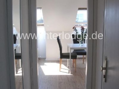 INTERLODGE Solingen: Komplett m&ouml;bliertes und komplett ausgestattetes, schickes Dachgescho&szlig;-Apartment