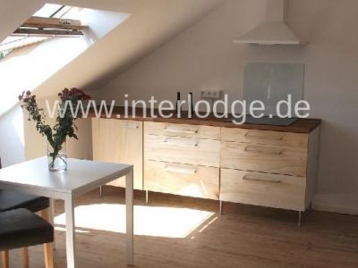 INTERLODGE Solingen: Komplett m&ouml;bliertes und komplett ausgestattetes, schickes Dachgescho&szlig;-Apartment