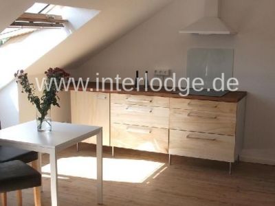 INTERLODGE Solingen: Komplett m&ouml;bliertes und komplett ausgestattetes, schickes Dachgescho&szlig;-Apartment