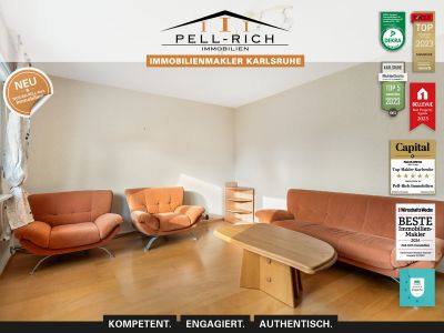 GEM&Uuml;TLICH: Helle 2-Zimmer-Wohnung in ruhiger Lage von Karlsruhe-Knielingen