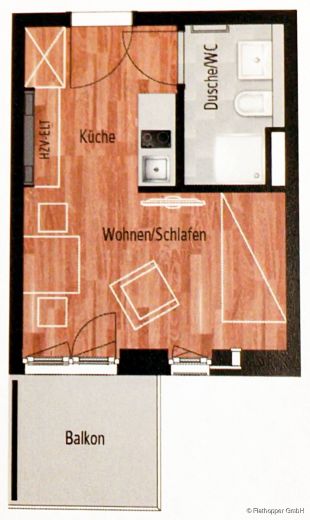 Top Apartment in Schwabing mit West-Balkon und Blick auf die Leopoldstraße