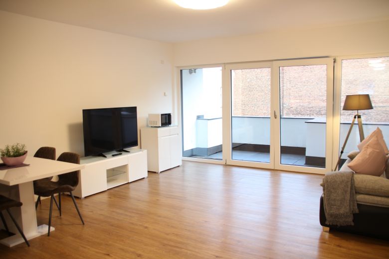 Hilden Stadtmitte, Vollständig möbilierte Wohnung 62qm