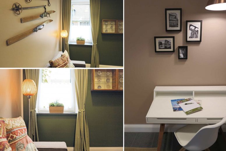 voll möblierte Wohnung mit Balkon, 1-2 Pers, inkl. Rundumservice, ruhig und zentral