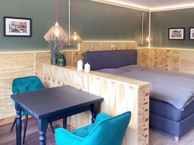 voll m&ouml;blierte Wohnung mit Balkon, 1-2 Pers, inkl. Rundumservice, ruhiges MFH