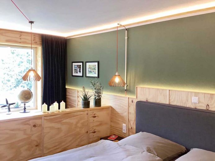 voll m&ouml;blierte Wohnung mit Balkon, 1-2 Pers, inkl. Rundumservice, ruhiges MFH