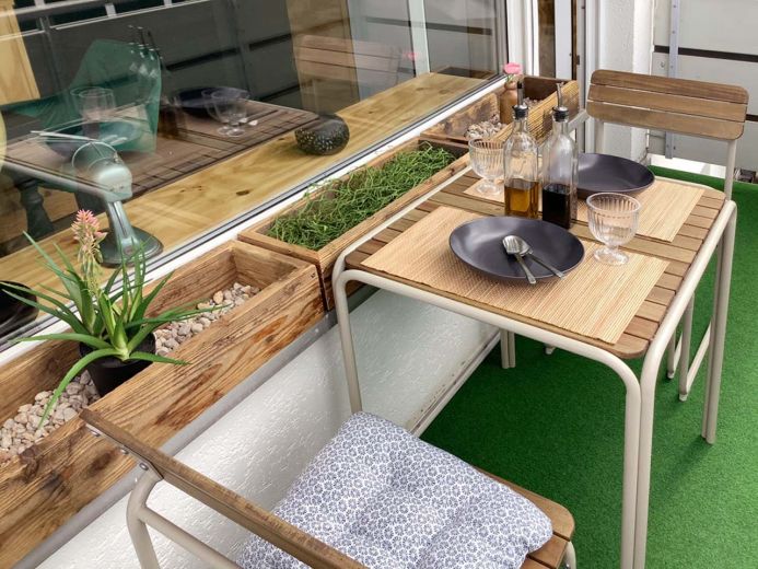 voll m&ouml;blierte Wohnung mit Balkon, 1-2 Pers, inkl. Rundumservice, ruhiges MFH