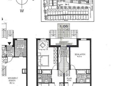 Exklusive 2-Zimmer Maisonette-Wohnung mit Balkon in Dachau