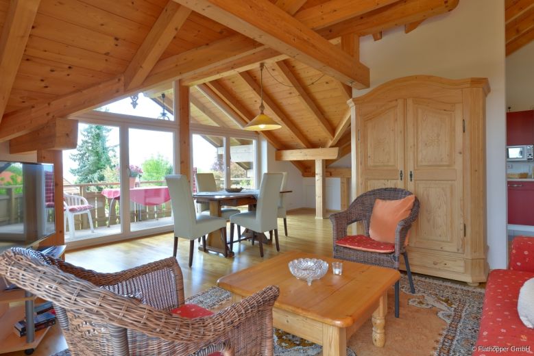 2-Zimmer-Dachgeschosswohnung in Seebruck