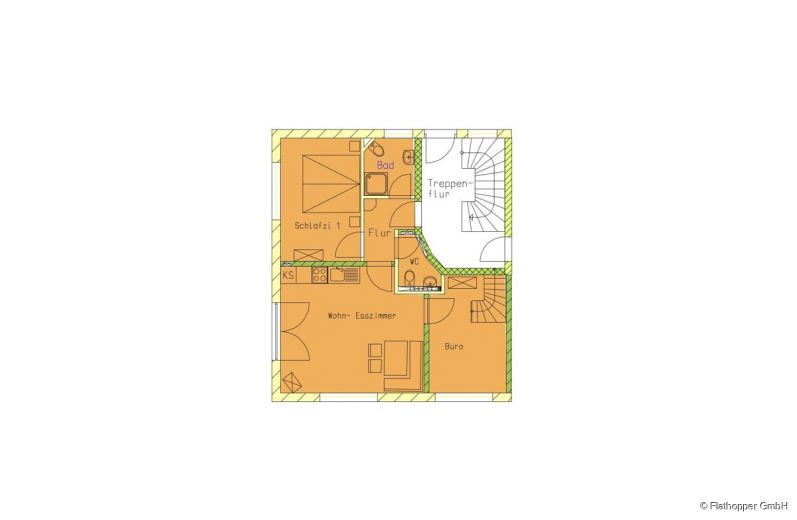 3-Zimmer-Wohnung mit Terrasse in Seebruck