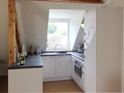 Zeitwohnkontor: Kurzer Weg nach D&uuml;sseldorf und Essen: 2-Raumwohnung  WLAN, Parkett, Garage, Kaminofen